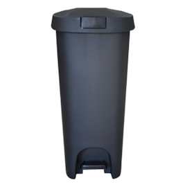 LIXEIRA SLIM COM PEDAL 50 LITROS PRETA LIXEIRA SLIM COM PEDAL 50 LITROS PRETA