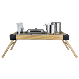 MESA BANDEJA SUPORTE PARA CAFE NA CAMA SMALL EM MADEIRA PRETO MESA BANDEJA SUPORTE PARA CAFE NA CAMA SMALL EM MADEIRA PRETO