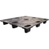 PALLET PLASTICO LEVE 100X120X15 CM  PRETO