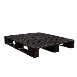 PALLET VAZADO COM RUNNER REFORÇADO 100X120X17CM PALLET VAZADO COM RUNNER REFORÇADO 100X120X17CM