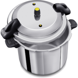 PANELA DE PRESSÃO POLIDA 12 LITROS COM ASAS BAQUELITE PANELA DE PRESSÃO POLIDA 12 LITROS COM ASAS BAQUELITE