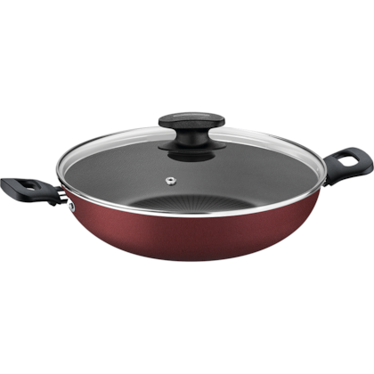 PANELA WOK LORETO ANTIADERENTE 28CM 3,3 LITROS COM TAMPA 