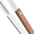 PEGADOR INOX E MADEIRA 37CM PARA CARNE CHURRASCO