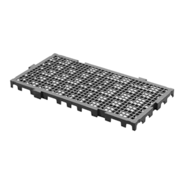 PISO ESTRADO PLÁSTICO 50 X 25 X 2,5 CM PRETO PISO ESTRADO PLÁSTICO 50 X 25 X 2,5 CM PRETO
