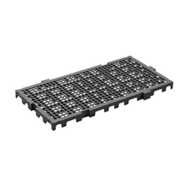 PISO ESTRADO PLÁSTICO 50 X 25 X 2,5 CM PRETO PISO ESTRADO PLÁSTICO 50 X 25 X 2,5 CM PRETO