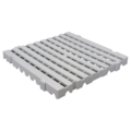 PISO ESTRADO PLÁSTICO 50 X 50 X 4,5 CM BRANCO