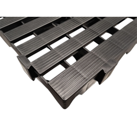 PISO ESTRADO PLASTICO 50X50 PRETO