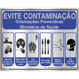 PLACA ADESIVA EM ALUMINIO ORIENTAÇÕES EVITE CONTAMINAÇÃO PLACA ADESIVA EM ALUMINIO ORIENTAÇÕES EVITE CONTAMINAÇÃO