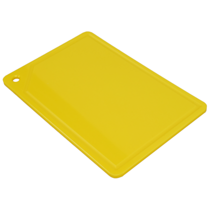 PLACA DE CORTE EM POLIETILENO COM CANALETA 37 x 25 CM