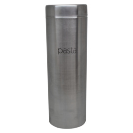 POTE PORTA MACARRÃO ESPAGUETE EM INOX ESCOVADO POTE PORTA MACARRÃO ESPAGUETE EM INOX ESCOVADO