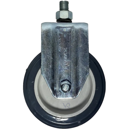 RODIZIO FIXO 4'' COM GARFO E PARAFUSO CENTRAL - FLE412BP
