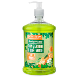 SABONETE LIQUIDO TANGERINA E CHA VERDE 1 LITRO COM PUMP SABONETE LIQUIDO TANGERINA E CHA VERDE 1 LITRO COM PUMP