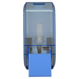 SABONETEIRA DISPENSER COMPACTA GLASS AZUL ALCOOL GEL E SABONETE LIQUIDO  SABONETEIRA DISPENSER COMPACTA GLASS AZUL ALCOOL GEL E SABONETE LIQUIDO