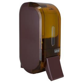 SABONETEIRA DISPENSER COMPACTA GLASS MARROM ALCOOL GEL E SABONETE LIQUIDO  SABONETEIRA DISPENSER COMPACTA GLASS MARROM ALCOOL GEL E SABONETE LIQUIDO