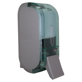 SABONETEIRA DISPENSER COMPACTA GLASS VERDE ALCOOL GEL E SABONETE LIQUIDO SABONETEIRA DISPENSER COMPACTA GLASS VERDE ALCOOL GEL E SABONETE LIQUIDO