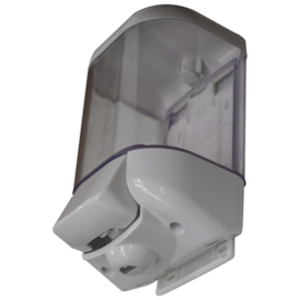 SABONETEIRA E DISPENSER PARA ÁLCOOL GEL DE PAREDE TRANSPARENTE  SABONETEIRA E DISPENSER PARA ÁLCOOL GEL DE PAREDE TRANSPARENTE