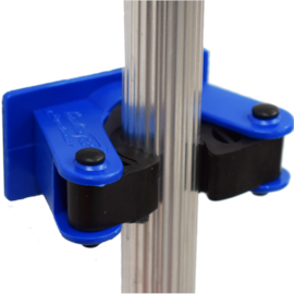 SUPORTE DE VASSOURAS E RODOS ORGANIZADOR BRALIMPIA PARA 1 ACESSORIO SUPORTE DE VASSOURAS E RODOS ORGANIZADOR BRALIMPIA PARA 1 ACESSORIO