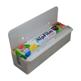 SUPORTE PLÁSTICO PARA FILM ALPES FILM COM CAIXA DE 28 CM SUPORTE PLÁSTICO PARA FILM ALPES FILM COM CAIXA DE 28 CM