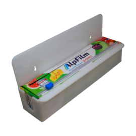 SUPORTE PLÁSTICO PARA FILM ALPES FILM COM CAIXA DE 38 CM SUPORTE PLÁSTICO PARA FILM ALPES FILM COM CAIXA DE 38 CM