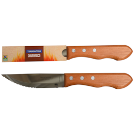 TALHER CHURRASCO FACA JUMBO INOX DYNAMIC CABO MADEIRA TALHER CHURRASCO FACA JUMBO INOX DYNAMIC CABO MADEIRA