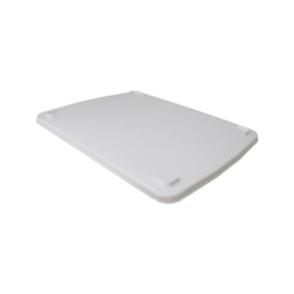 TAMPA PARA CAIXA PLÁSTICA 15 LITROS MODELO 012 BRANCA TAMPA PARA CAIXA PLÁSTICA 15 LITROS MODELO 012 BRANCA