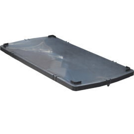 TAMPA PARA CAIXA PLÁSTICA 70 LITROS MODELO 020 PRETA TAMPA PARA CAIXA PLÁSTICA 70 LITROS MODELO 020 PRETA