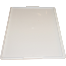 TAMPA PLASTICA NATURAL PARA CAIXA - BANDEJA NC 40 X 60 CM TAMPA PLASTICA NATURAL PARA CAIXA - BANDEJA NC 40 X 60 CM