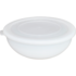 TIGELA SALADEIRA NATURAL COM TAMPA PEQUENA 1,2 LITROS