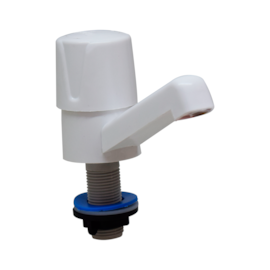 TORNEIRA PLÁSTICA 1/2'' PARA LAVATÓRIO  BRANCA TORNEIRA PLÁSTICA 1/2'' PARA LAVATÓRIO  BRANCA