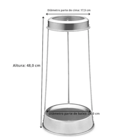 TRIPE HOTEL 1 SUPORTE PARA COADOR 47,5 CM  TRIPE HOTEL 1 SUPORTE PARA COADOR 47,5 CM