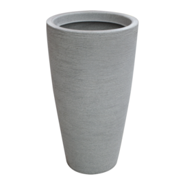 VASO CACHEPOT CONICO GRAFIATO GRANDE 75 X 42 CM