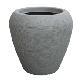 VASO CACHEPOT PILÃO GRAFIATO MEDIO PLÁSTICO 50 X 43 CM VASO CACHEPOT PILÃO GRAFIATO MEDIO PLÁSTICO 50 X 43 CM